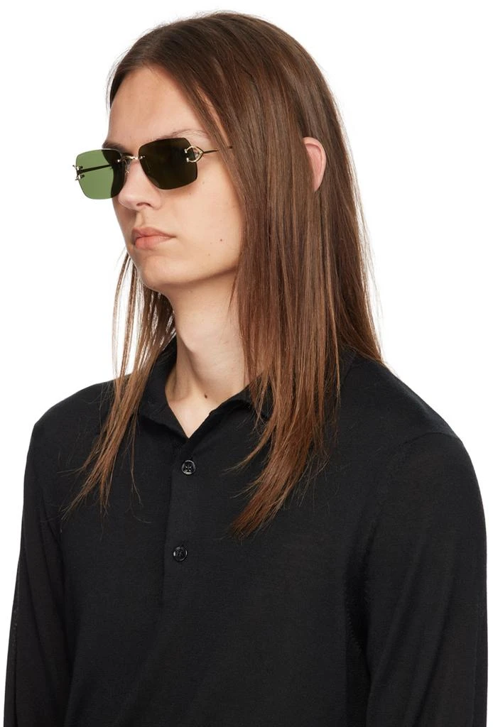 Cartier Gold 'C De Cartier' Sunglasses 4