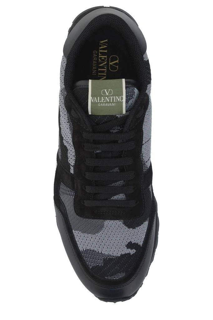 Valentino Valentino Garavani Rockrunner Camouflage-Printed Lace-Up Sneakers 4