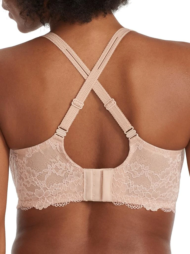 Camio Mio Women's Lace Unlined Side Support Bra 2