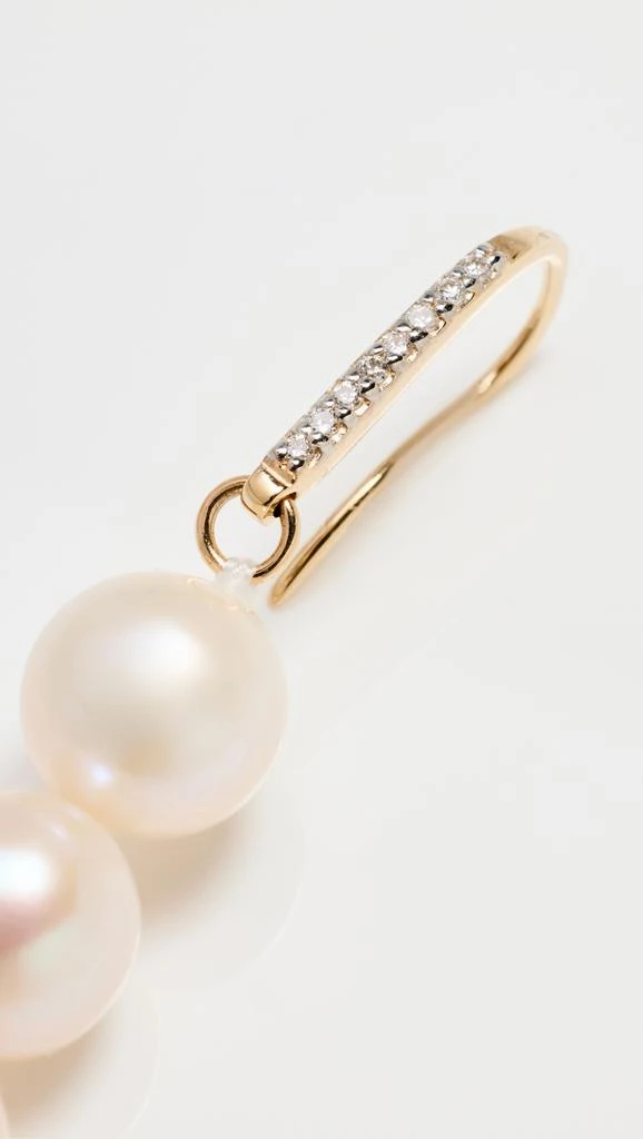 MATEO 14k Graduated Pearl Dangler Earrings 4