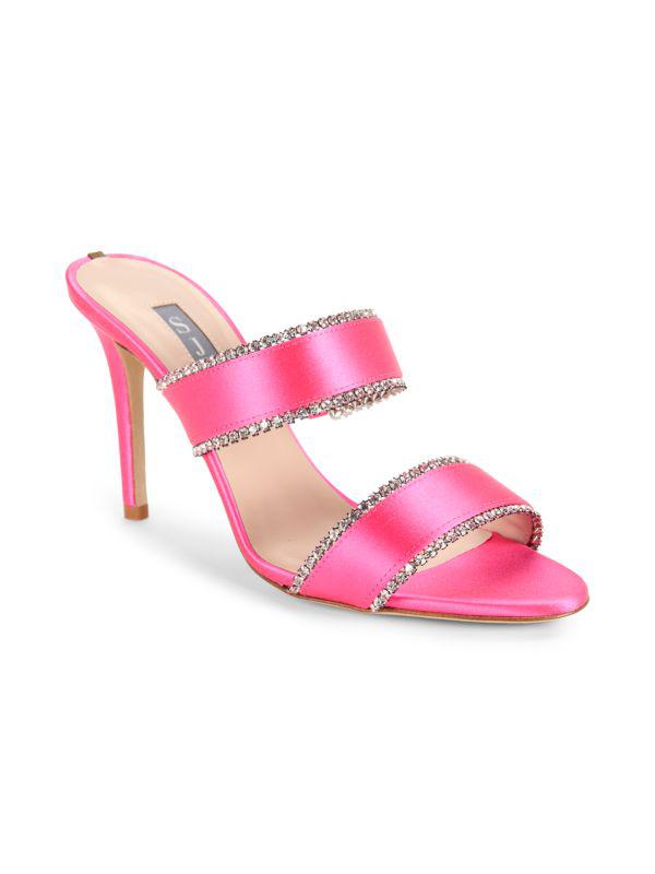 SJP by Sarah Jessica Parker Blossom Rhinestone Heel Sandals
