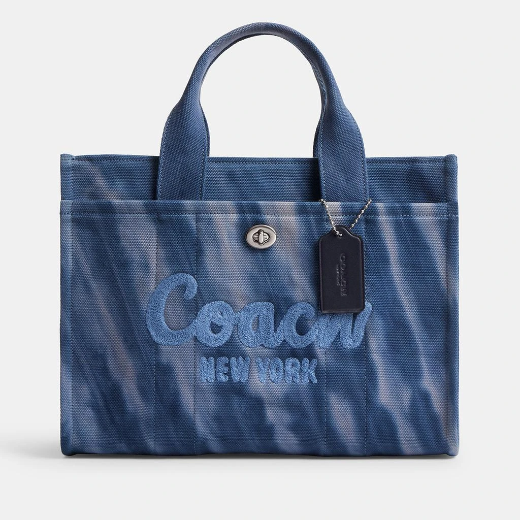 Coach Tie Dye Cargo Cotton-Canvas Tote 1