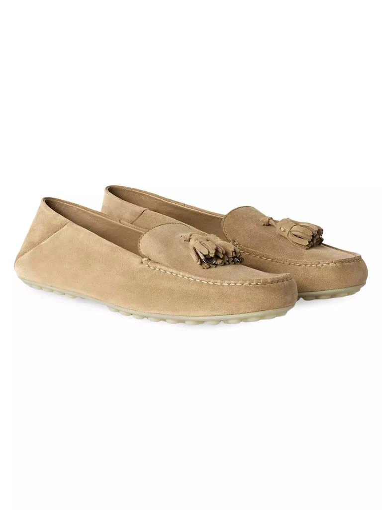 Loro Piana Dot Sole Leather Moccasin Loafers 2