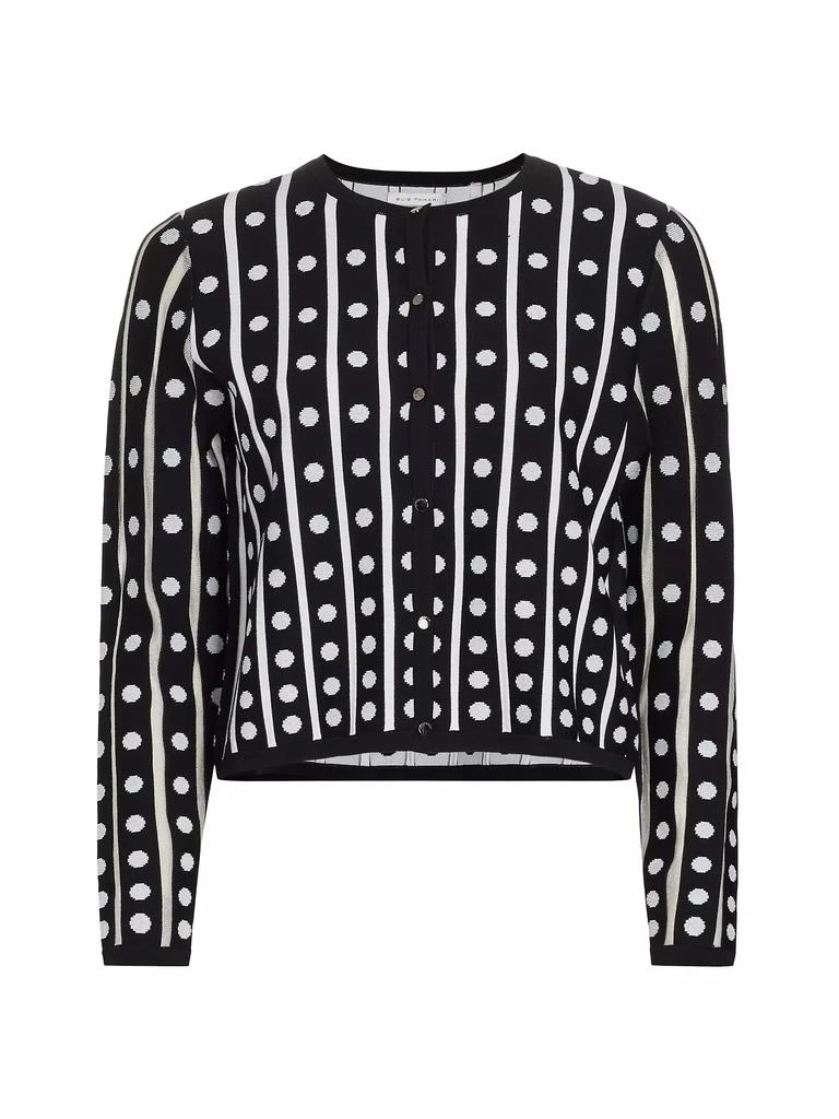Tahari The Ari Polka Dot Cardigan 1