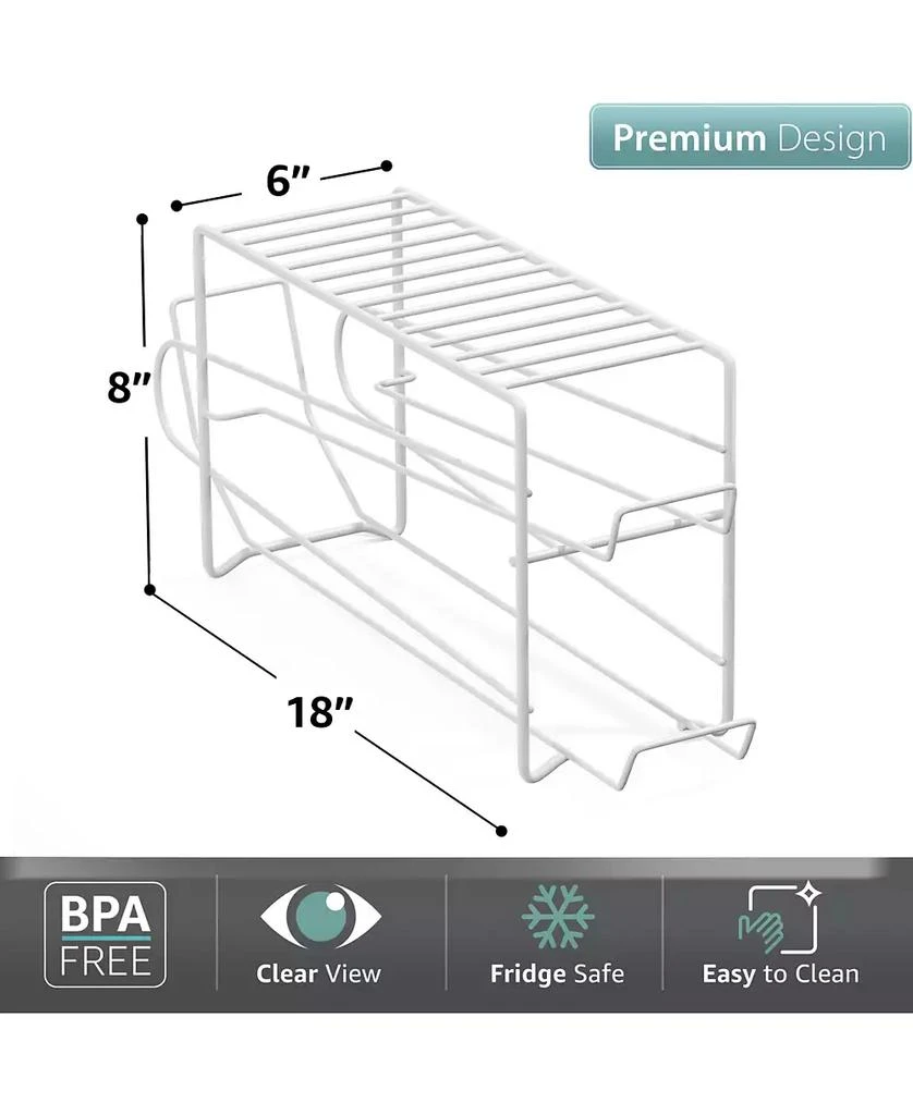 Sorbus Can Dispenser Rack - Holds 12 Standard Size 12oz Cans 6