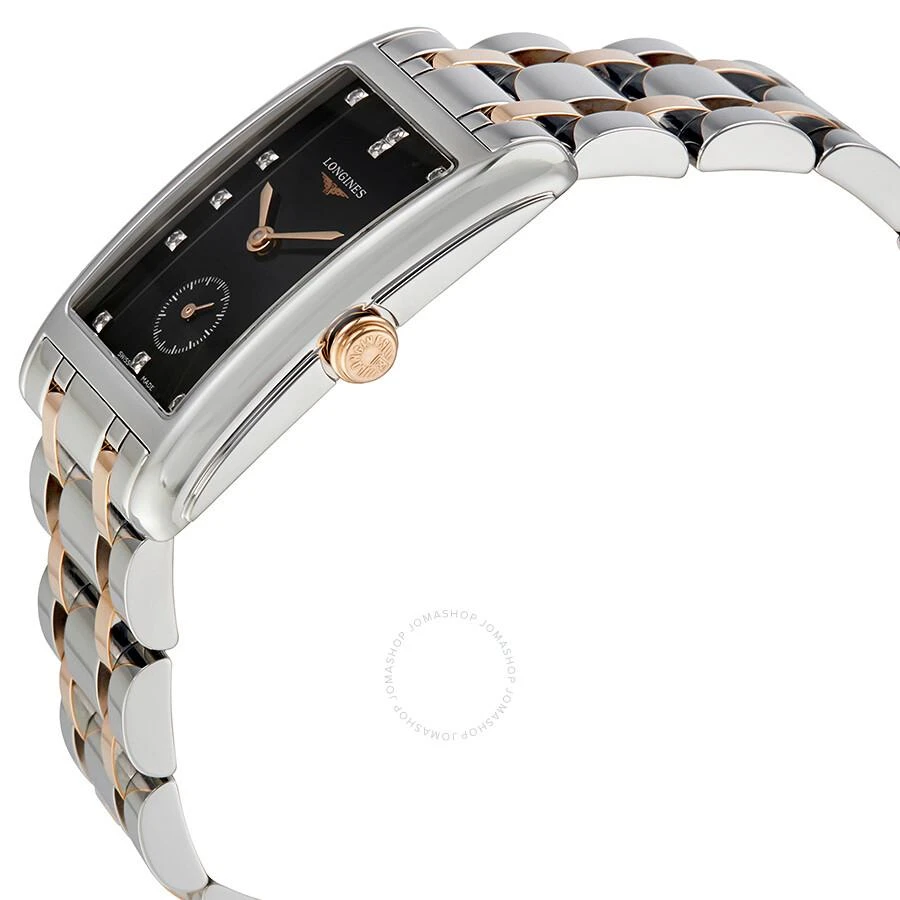 Longines DolceVita Black Dial Diamond Ladies Watch L5.512.5.57.7 2