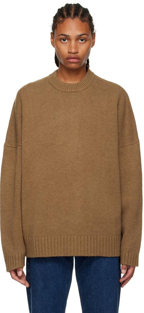 2024-25 秋冬新作  ハイブランドの HOPE Brown Mint Sweater - Sweaters - BeyondStyle トップス