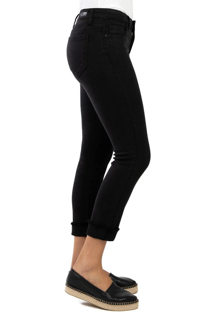 KUT from the Kloth Amy Fray Hem Crop Skinny Jeans 3