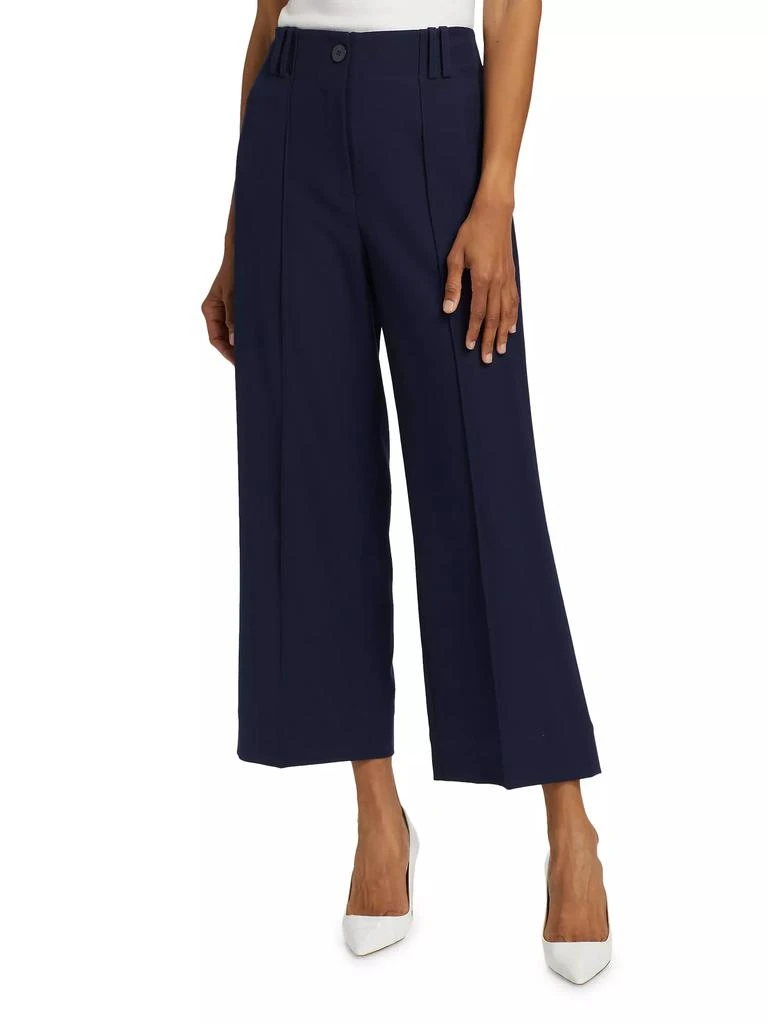 Tahari Brigid Pintuck Culotte Pants 3