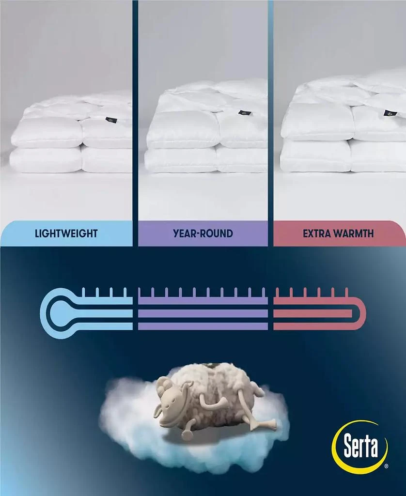 Serta Down Illusion Antimicrobial Down Alternative Extra Warmth Comforter - 5