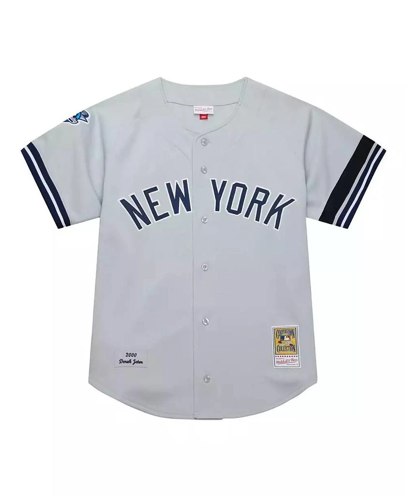 Mitchell Ness Men's Derek Jeter Gray New York Yankees