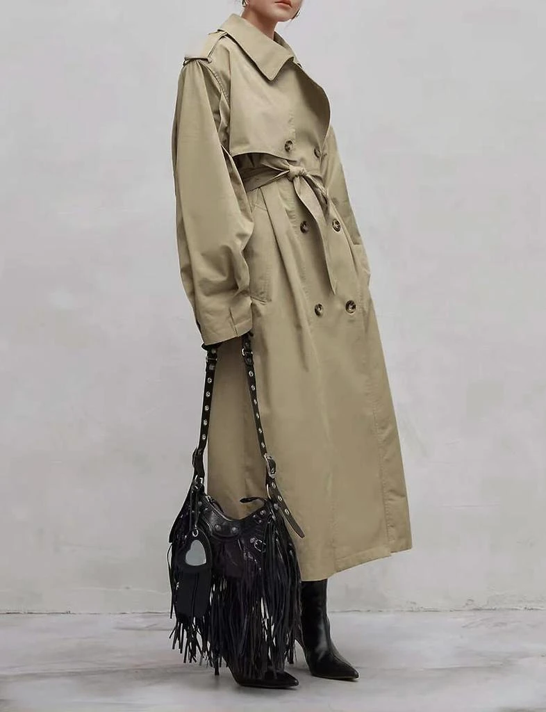 Pixie Market Oversized Padded Trench Coat 10