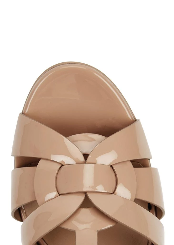 Yves Saint Laurent Tribute 100 leather platform sandals 4