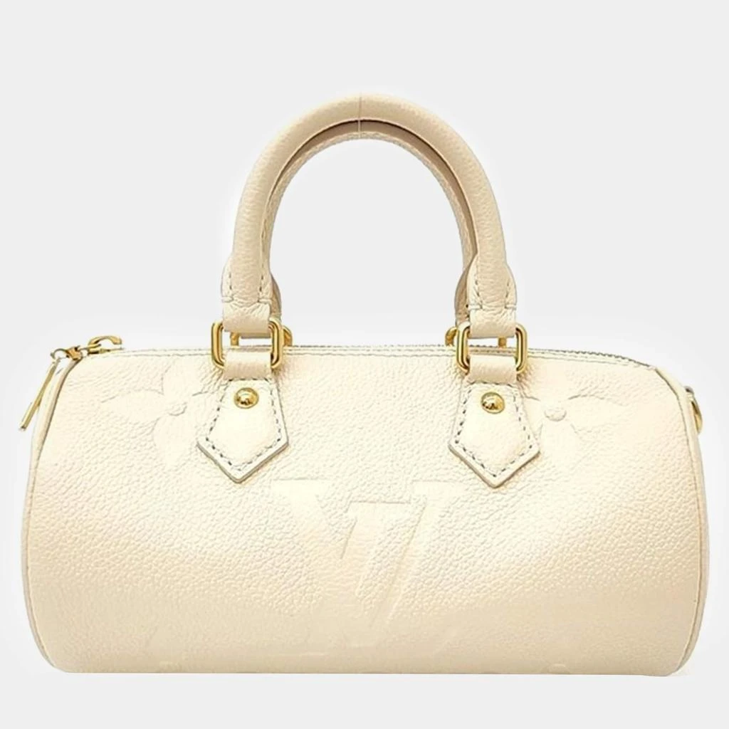 Louis Vuitton Louis Vuitton Cream Leather Empreinte Papillon BB Handbag 1