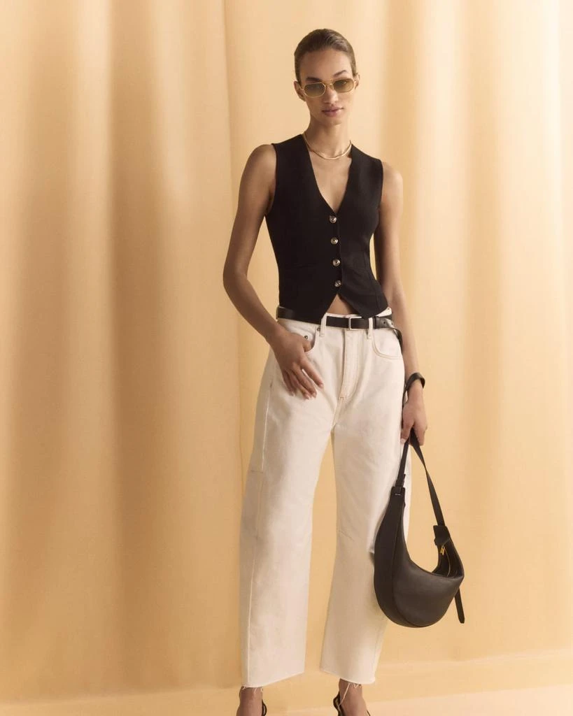 Rag & Bone Boyfriend Belt Leather, Black 2