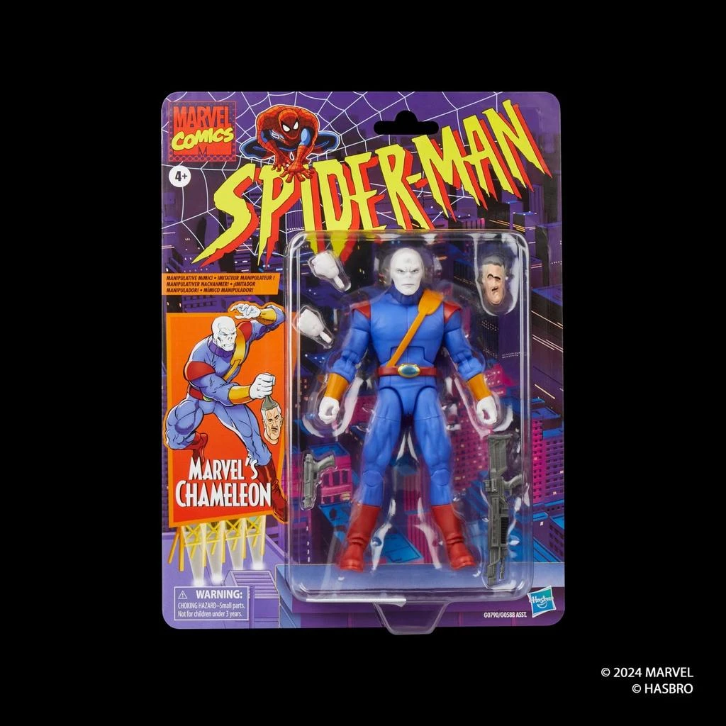 undefined Marvel Legends Series Marvel's Chameleon, Retro Comics Collectible 6-Inch Scale Action Figure 1