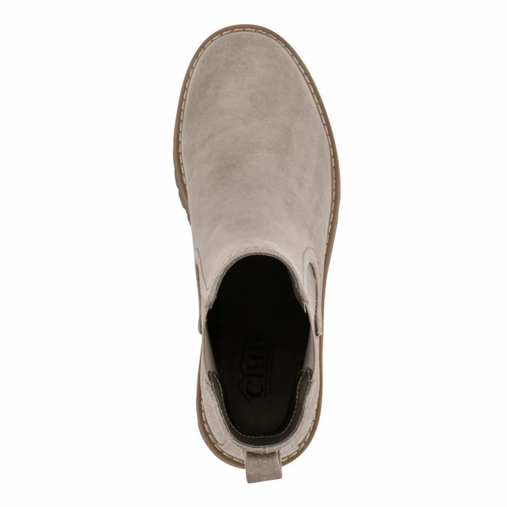 White Mountain Mastery Womens Faux Suede Stretch Chelsea Boots 3
