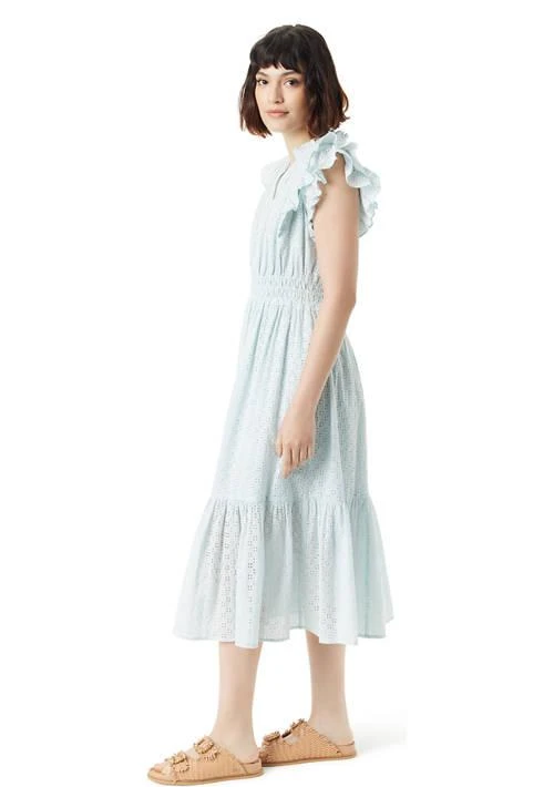 Sam Edelman Edelman Womens Kenna Pleated Midi Dress 3