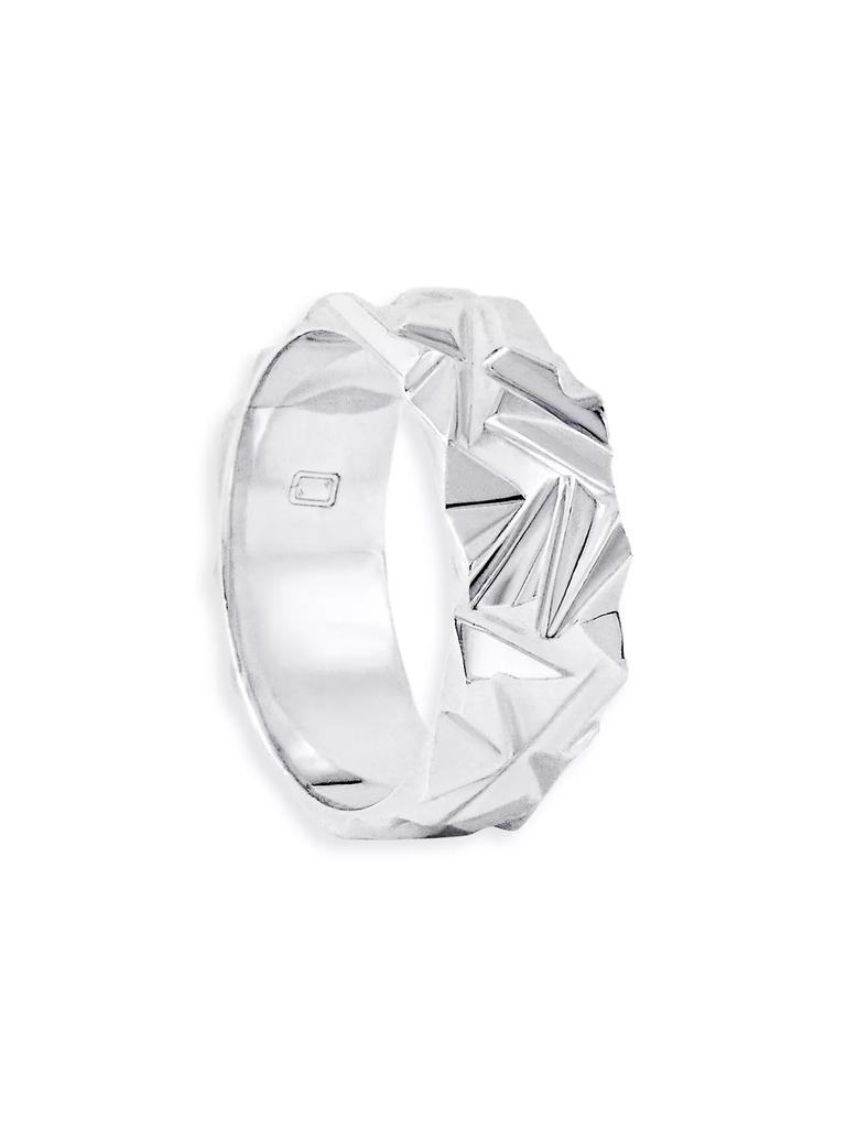 Bernard James Unisex MIRROR Sterling Silver Macro Ring