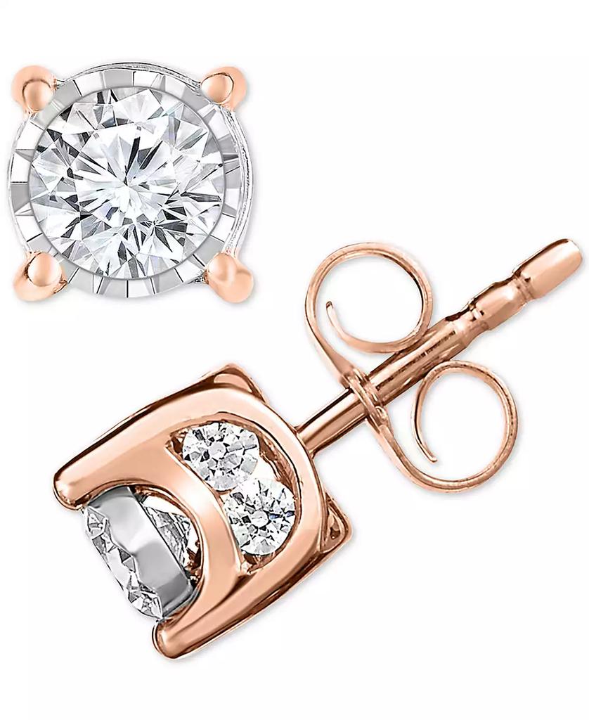 TruMiracle Diamond Stud Earrings (3/4 ct. t.w.) in 14k White Gold, Rose Gold or Gold