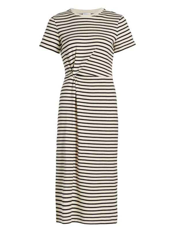 Tanya Taylor Chandan Striped Midi-Dress 1