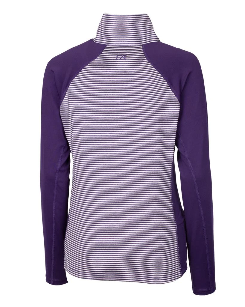 Cutter & Buck Forge Tonal Stripe Stretch Half Zip Womens Top 2