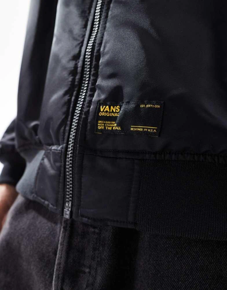 Vans Vans copley bomber jacket in black 4