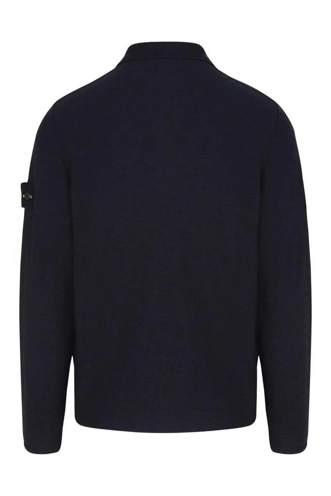 undefined KNITTED BADGE POLO SHIRT 2