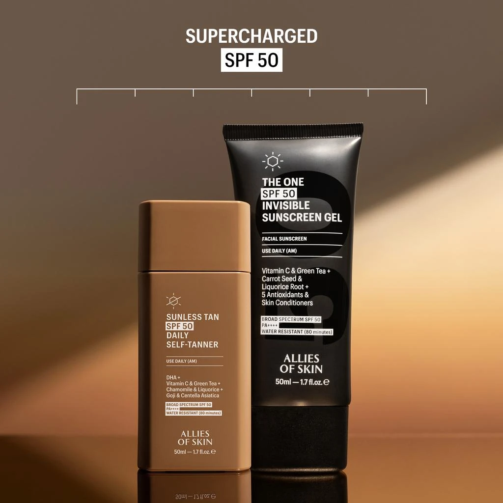 Allies of Skin Allies of Skin Sunless Tan SPF 50 Daily Sunscreen + Self-Tanner 50ml 8