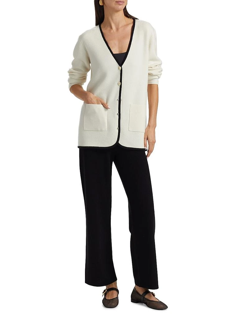 Saks Fifth Avenue Contrast Cashmere Tipped Blazer 2