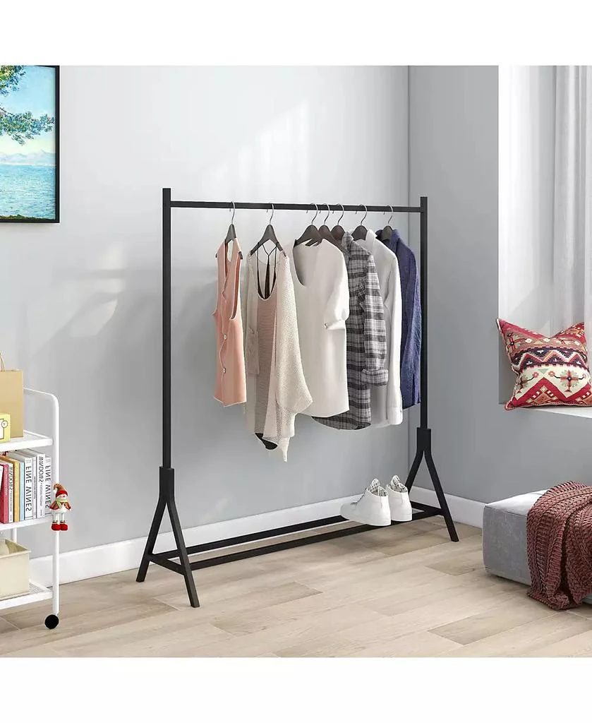 Streamdale Furniture Streamdale Freestanding Garment Rack with Multi-Purpose Hanger 4