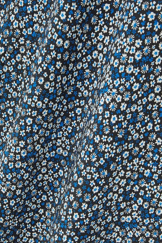 Matteau strapless floral-print  silk crepe de chine maxi dress 4