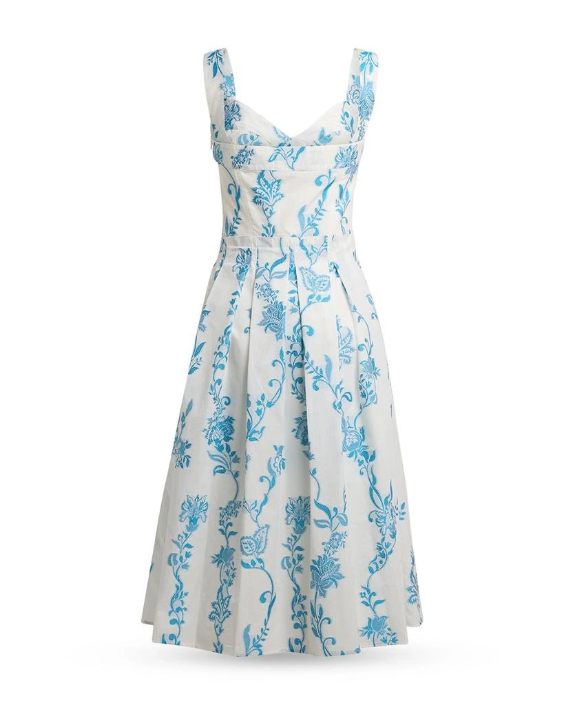 ETRO Floral Embroidered Midi Apron Dress 2