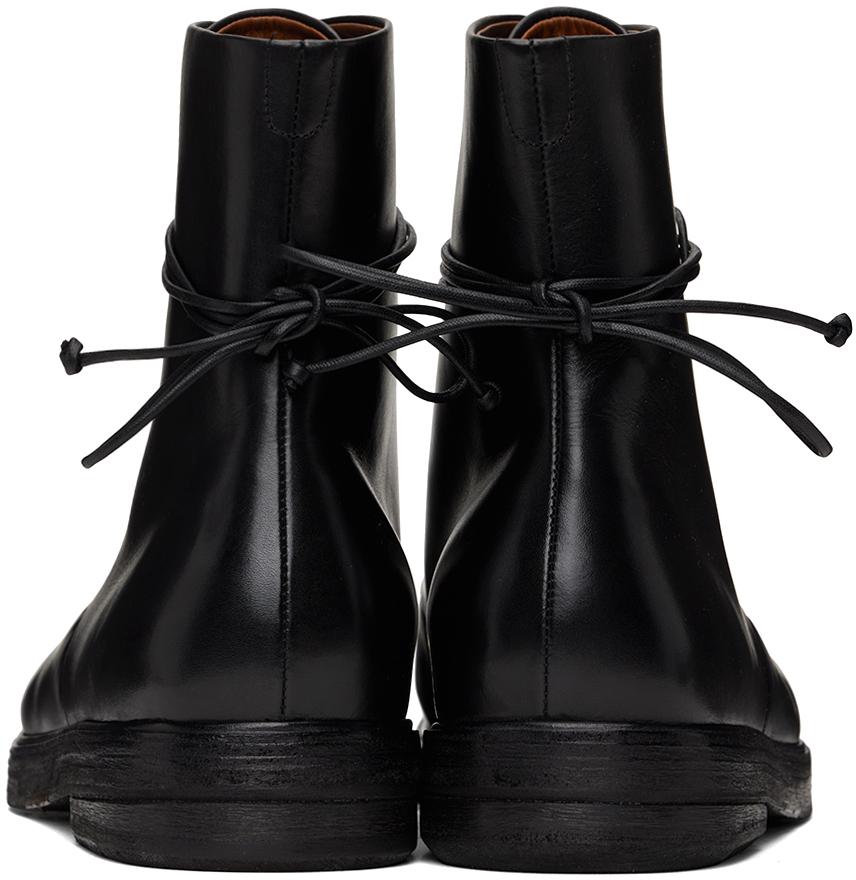 Marsèll Black Zucca Zeppa Lace Up Ankle Boots