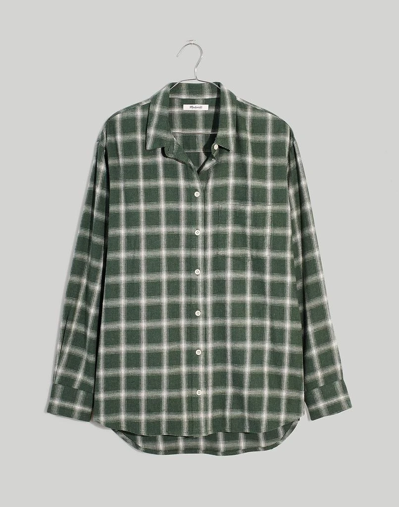 Madewell Oversized Ex-Boyfriend Shirt in Delford Plaid 5