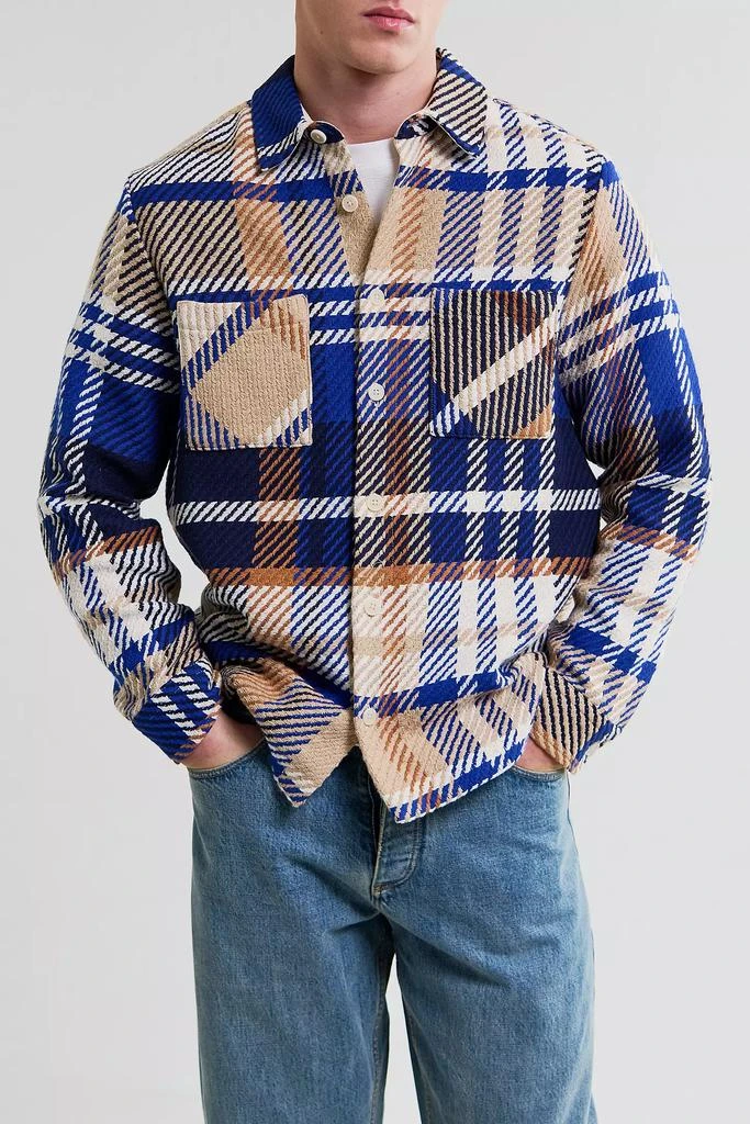 Wax London Wax London Whiting Plaid Overshirt