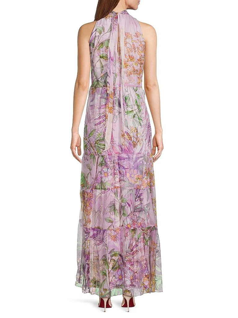 Riona Silk Halterneck Maxi Dress  On Sale Now with Up to 63% Off |  Discover Exclusive Deals & Savings at BeyondStyle  Authentic Johnny Was  women's|modern|halter|dresses|Women's|floral|women's  apparel|sleeveless|a-line|floor-length|silk with Limited ...