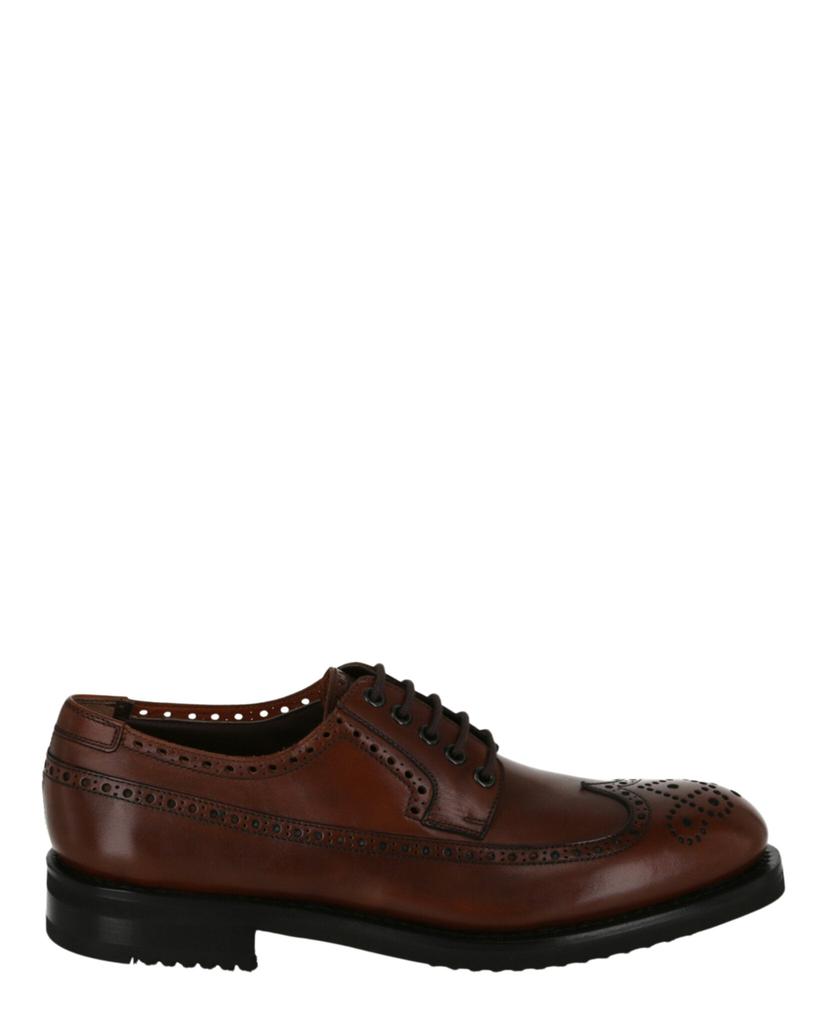 Salvatore Ferragamo Black Leather Caracas Monk Strap Shoes
