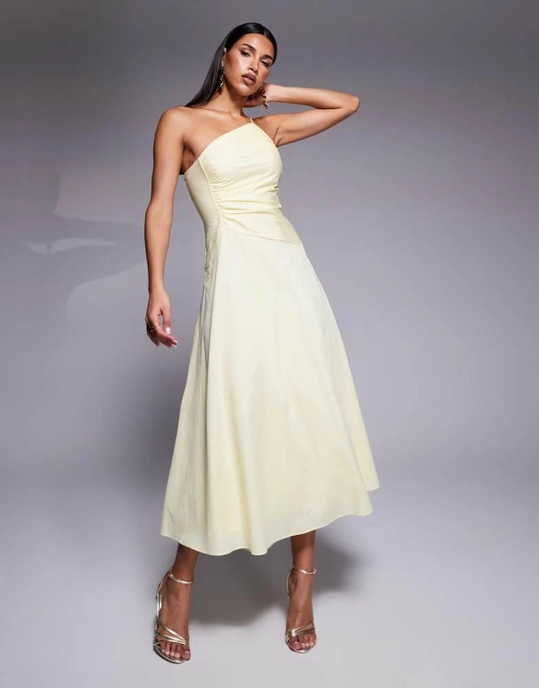 Forever New Forever New asymmetric midaxi dress in lemon - Dresses & Skirts  - Free Shipping - BeyondStyle