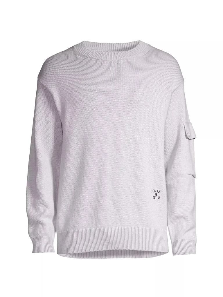 Closed Wool & Cotton-Blend Crewneck Sweater 1