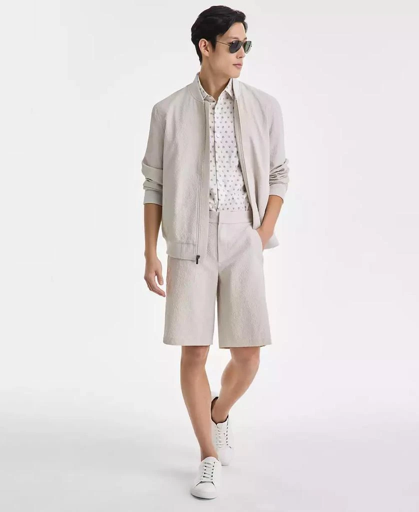 Alfani Men's Modern Puckered Zip-Front Bomber Jacket, Exclusively at Macy's 2