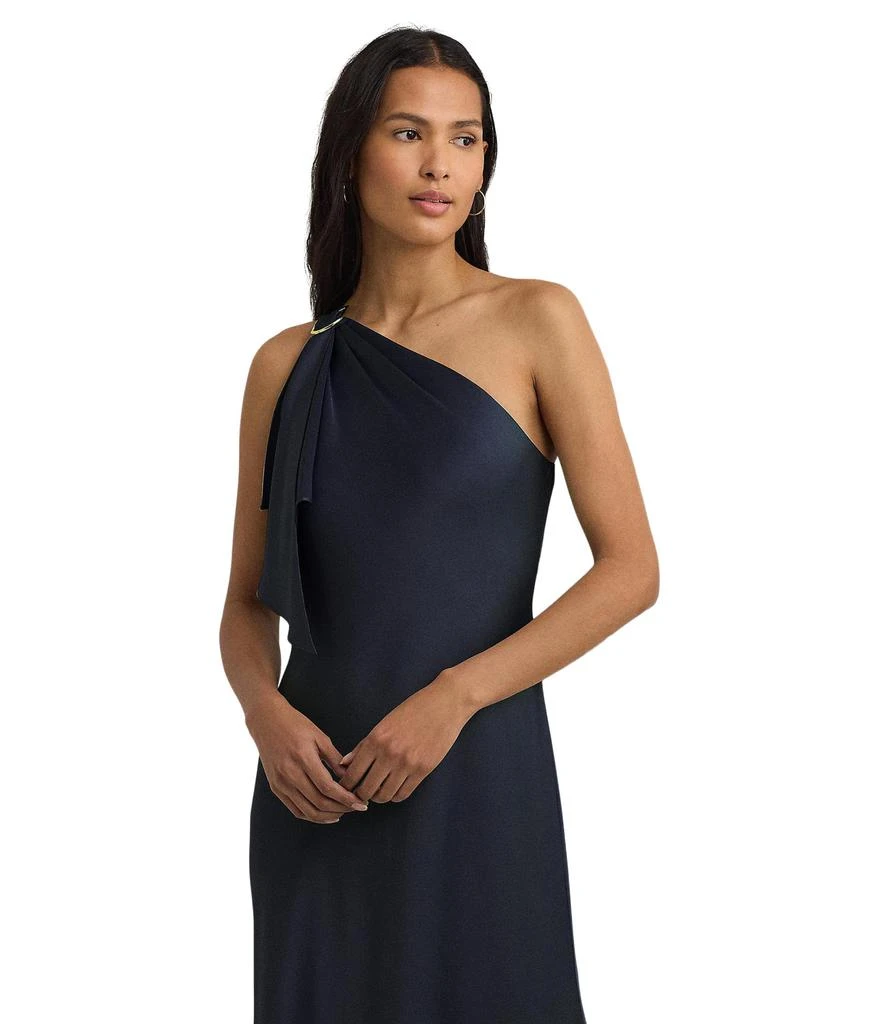 Ralph Lauren Satin Charmeuse One-Shoulder Gown 3