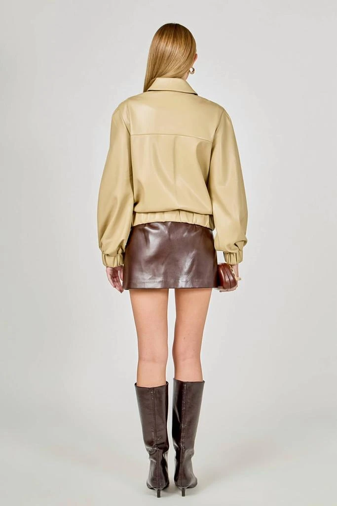 Endless Rose Endless Rose - Faux Leather Buttons Jacket 3