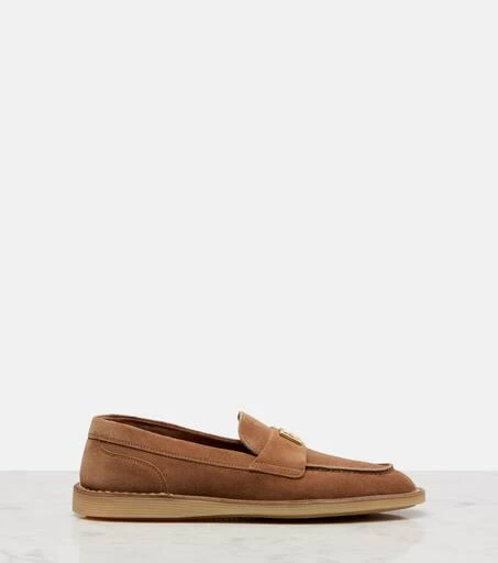 Dolce 
Gabbana DG suede loafers 4