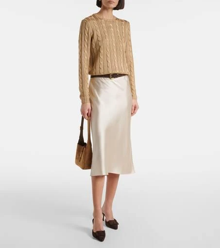 Ralph Lauren Cable-knit silk sweater 2