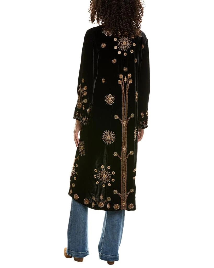 Johnny Was Johnny Was Heidi Velvet Silk-Blend Kimono Coat 2