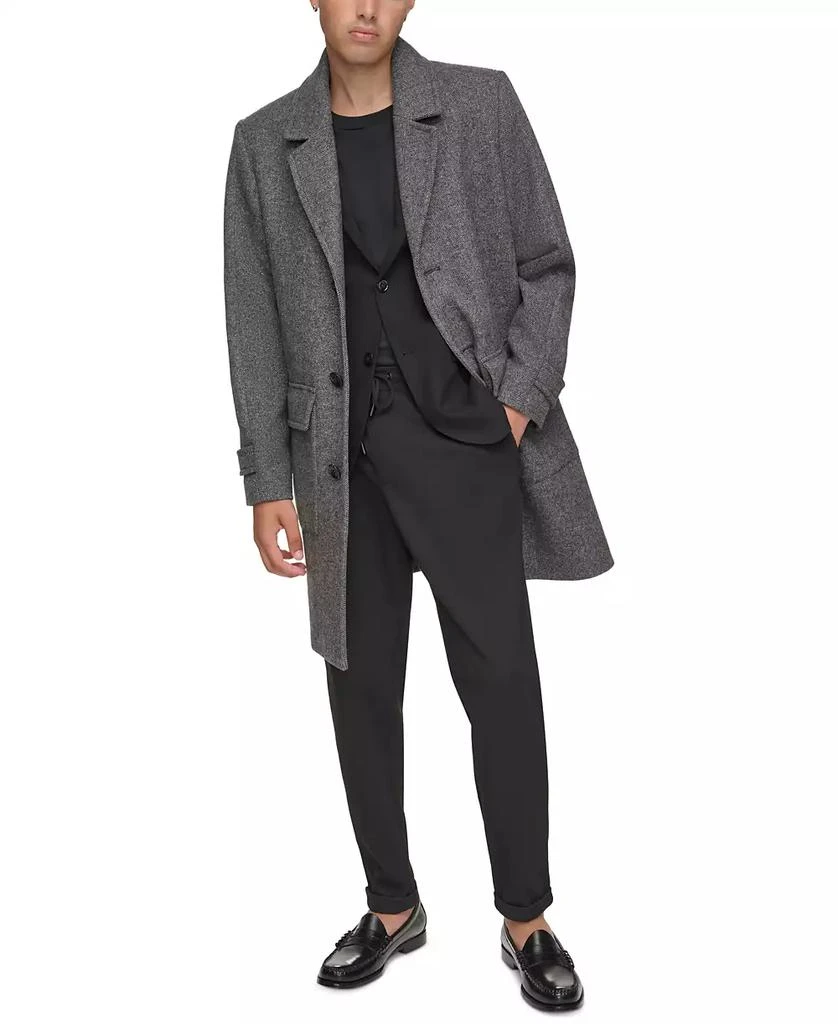 Marc New York by Andrew Marc Men's Gondet Herringbone Overcoat 4
