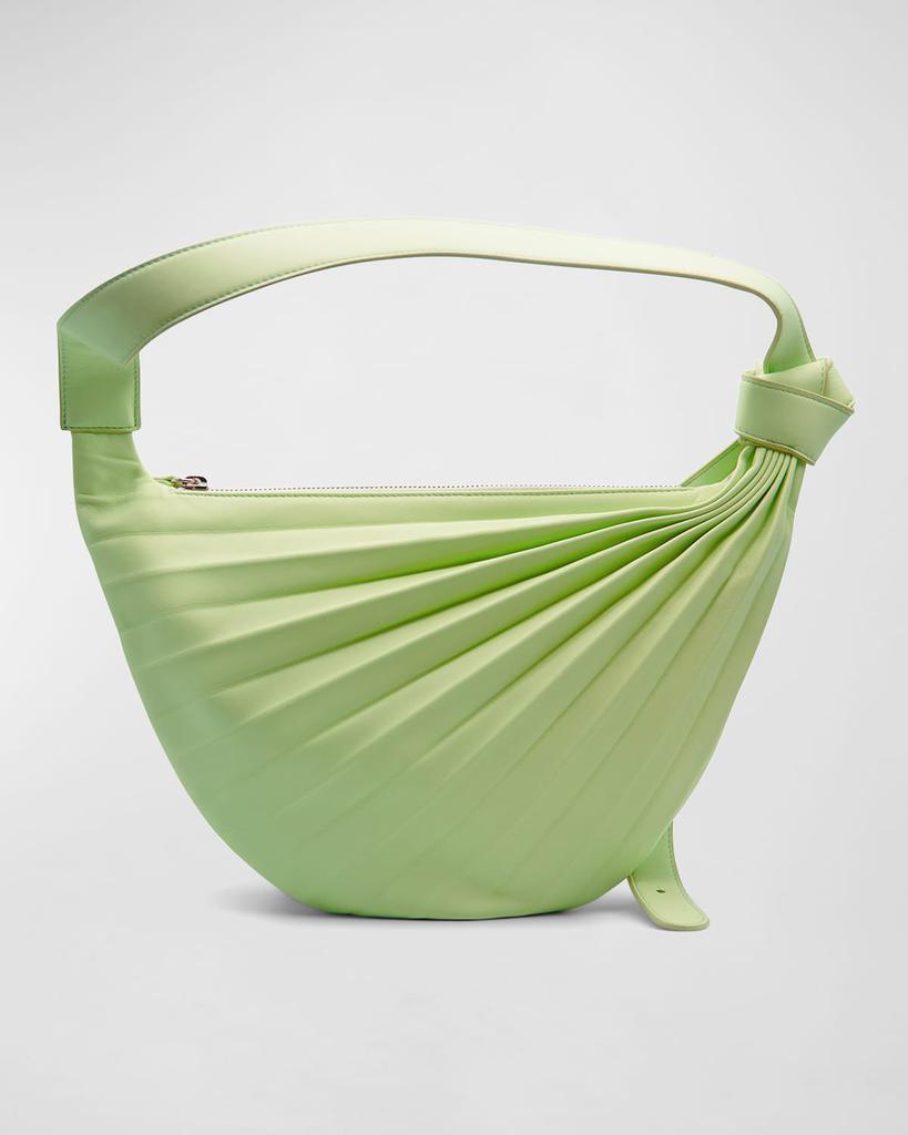 Sabrina Zeng Chiaroscuro Pleated Hammock Sling Bag