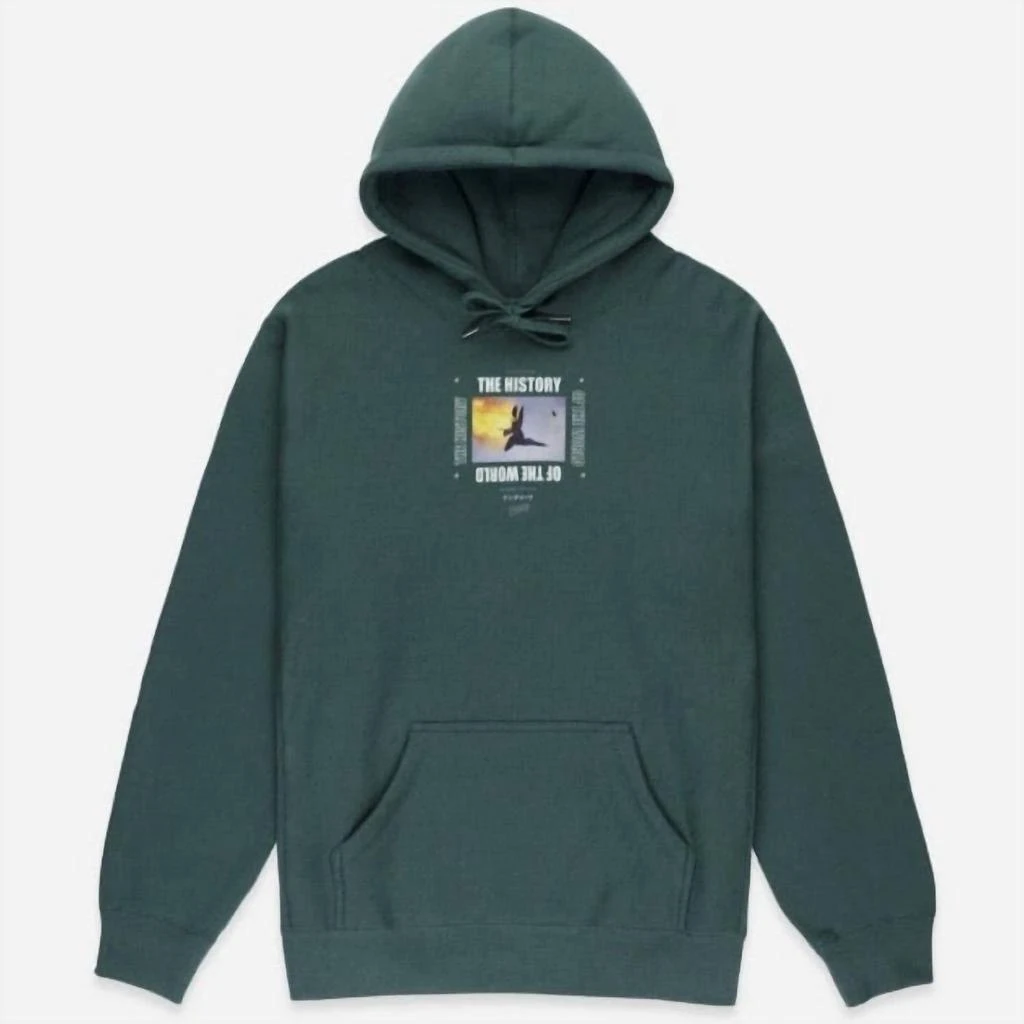 10.DEEP Mens' History Of The World Hoodie In Green 1