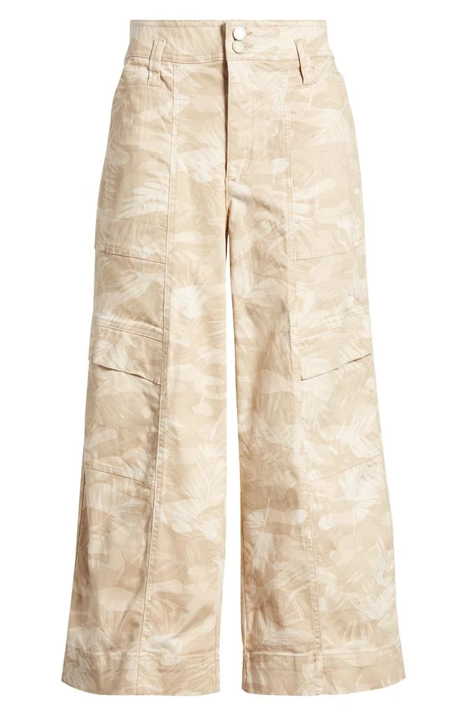 Wit & Wisdom 'Ab'Solution Skyrise Camo Crop Wide Leg Pants 5